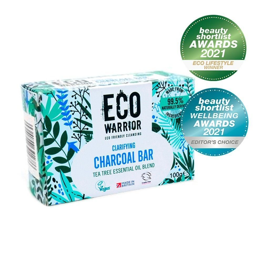 Little Soap Company 100g Charcoal Tea Tree Soap Bar - Old Railway Line Garden Centre