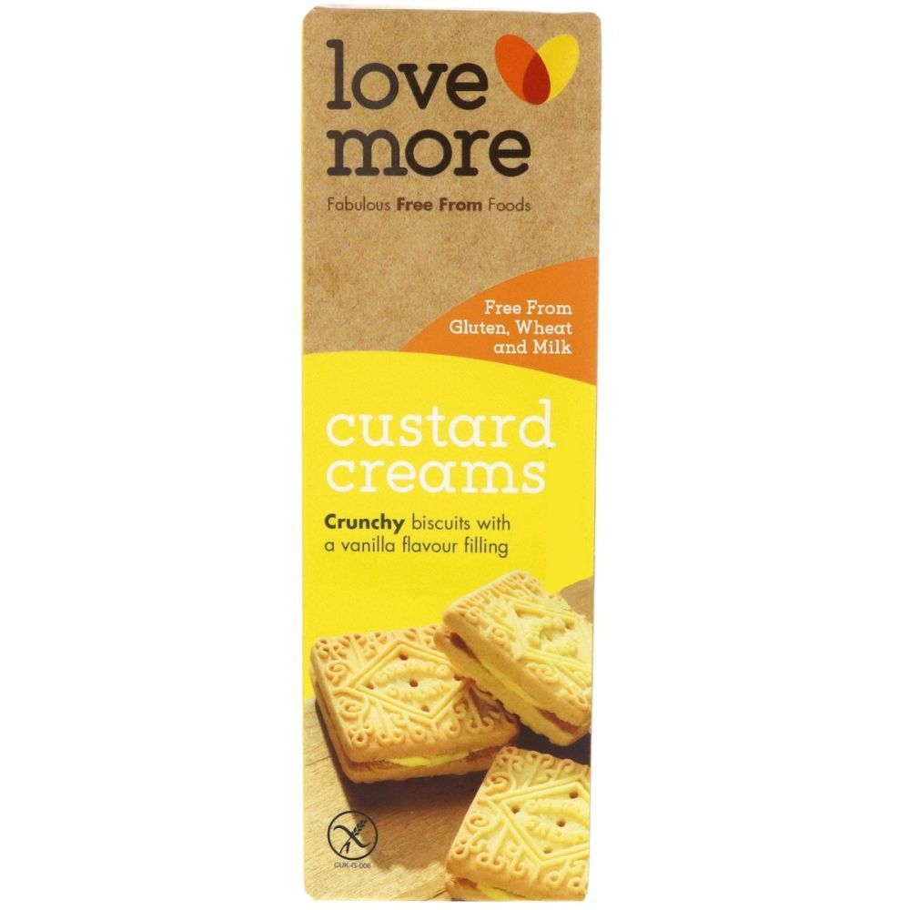 Lovemore 125g Gluten - Free Custards Creams - Old Railway Line Garden Centre
