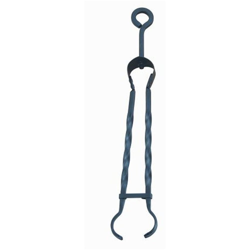 Manor 46cm Fire Eye Handle Black Tongs - Old Railway Line Garden Centre