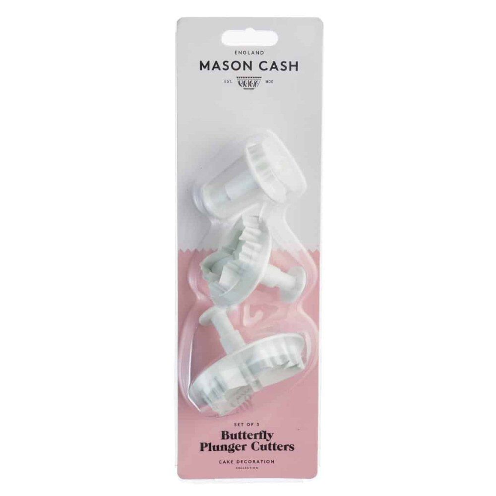 Mason Cash Set Of 3 Butterfly Plunger Cutters - Old Railway Line Garden Centre