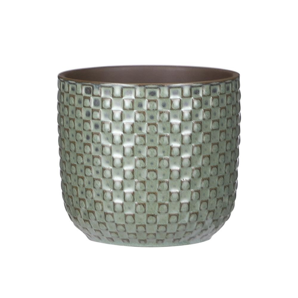 Mica Decorations 12cm Green Daan Houseplant Pot - Old Railway Line Garden Centre