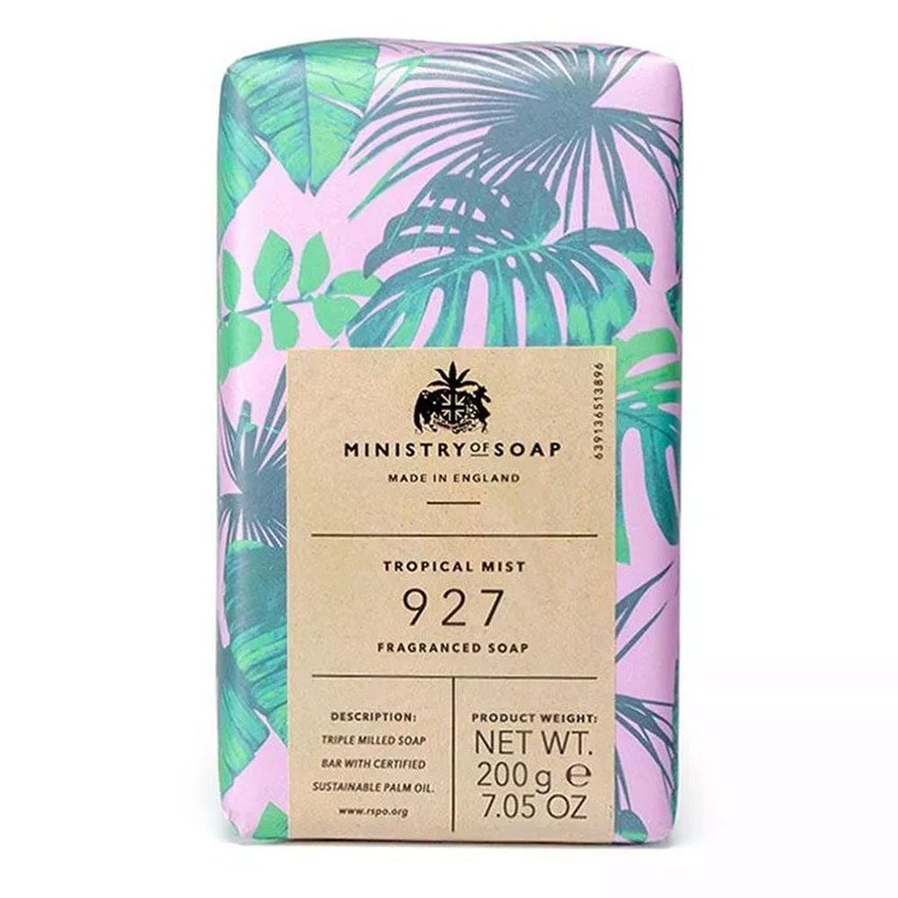 Ministry of Soap 200g Tropical Mist Soap - Old Railway Line Garden Centre