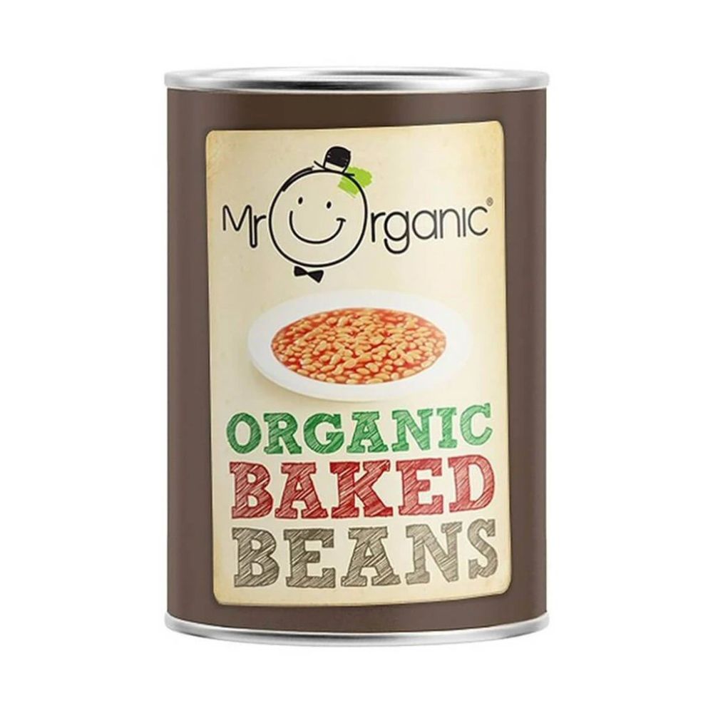 Mr Organic 400g Baked Beans - Old Railway Line Garden Centre