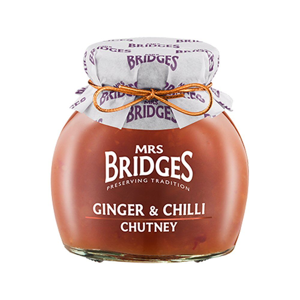 Mrs Bridges 295g Ginger & Chilli Chutney - Old Railway Line Garden Centre