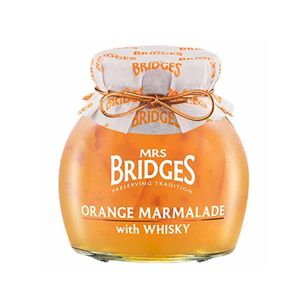 Mrs Bridges 340g Orange Marmalade with Whisky - Old Railway Line Garden Centre
