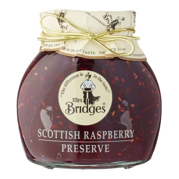 Mrs Bridges 340g Scottish Raspberry Preserve - Old Railway Line Garden Centre