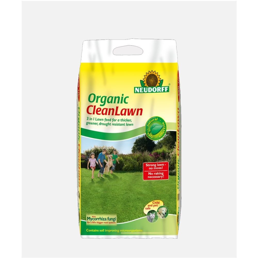 Neudorff 8kg Organic Clean Lawn Fertiliser - Old Railway Line Garden Centre