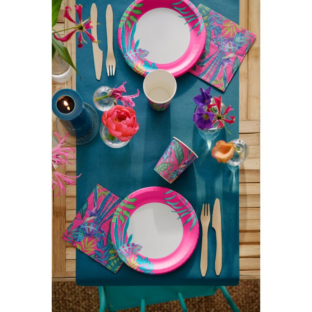 N.J Products 24cl Chameleon Paper Cups (Pack of 10) - Old Railway Line Garden Centre