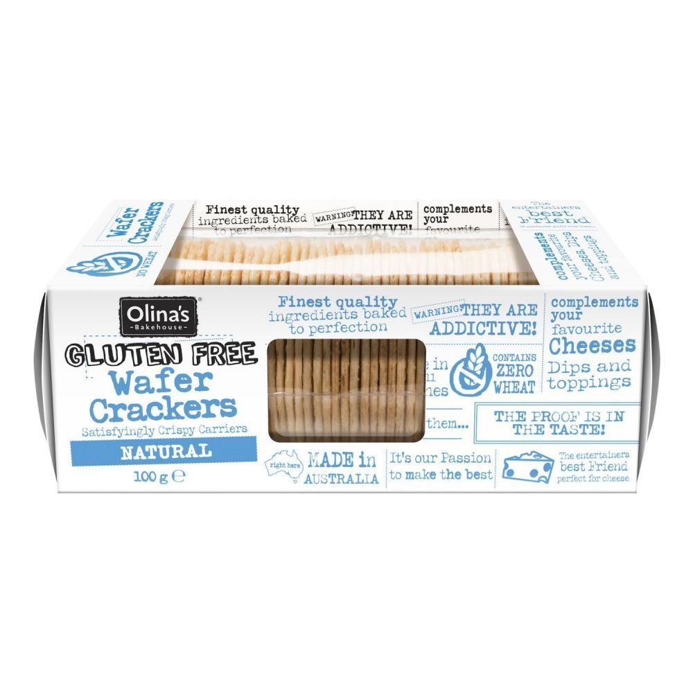 Olina's Bakehouse 100g Gluten Free Wafer Crackers