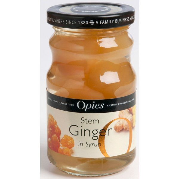 Opies 280g Chinese Stem Ginger in Syrup - Old Railway Line Garden Centre