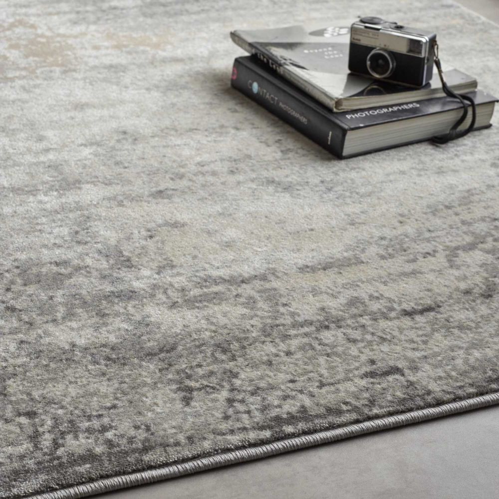 Origin Rugs 80 x 150cm Grey Poetic Reflection Rug - Old Railway Line Garden Centre