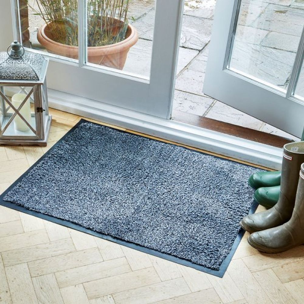 Outside In 100cm Framed Anthracite Ulti - Mat Doormat - Old Railway Line Garden Centre