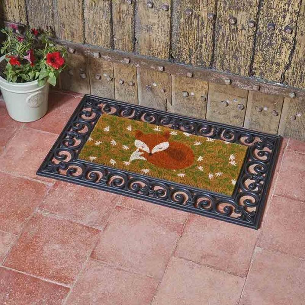 Outside In 53cm Meadow Flowers Doormat Insert - Old Railway Line Garden Centre