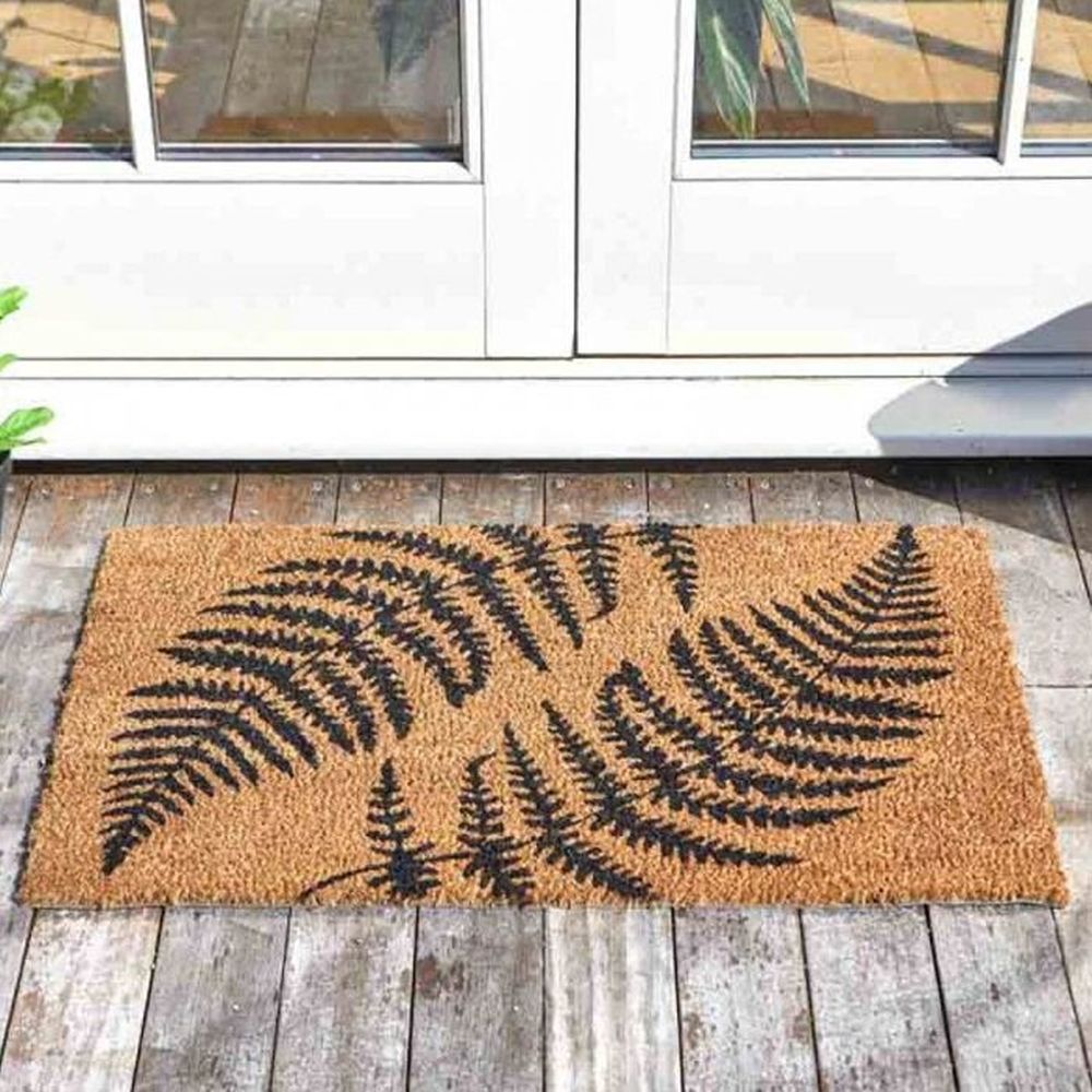 Outside In 75cm Ferns Door Mat - Old Railway Line Garden Centre