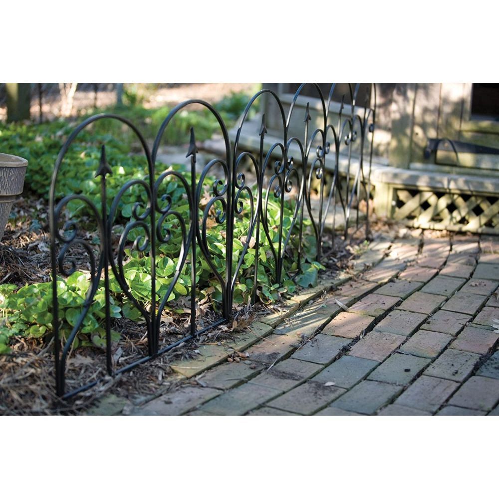 Panacea 76cm Scroll & Finial Border Edge - Old Railway Line Garden Centre
