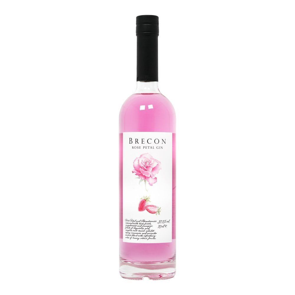 Penderyn 70cl Brecon Rose Petal Gin - Old Railway Line Garden Centre