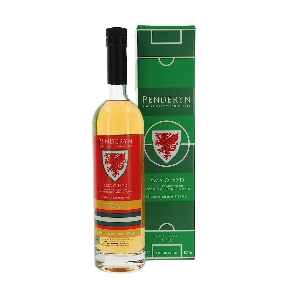 Penderyn 70cl Icons of Wales 10 Yma O Hyd Single Malt Whisky - Old Railway Line Garden Centre