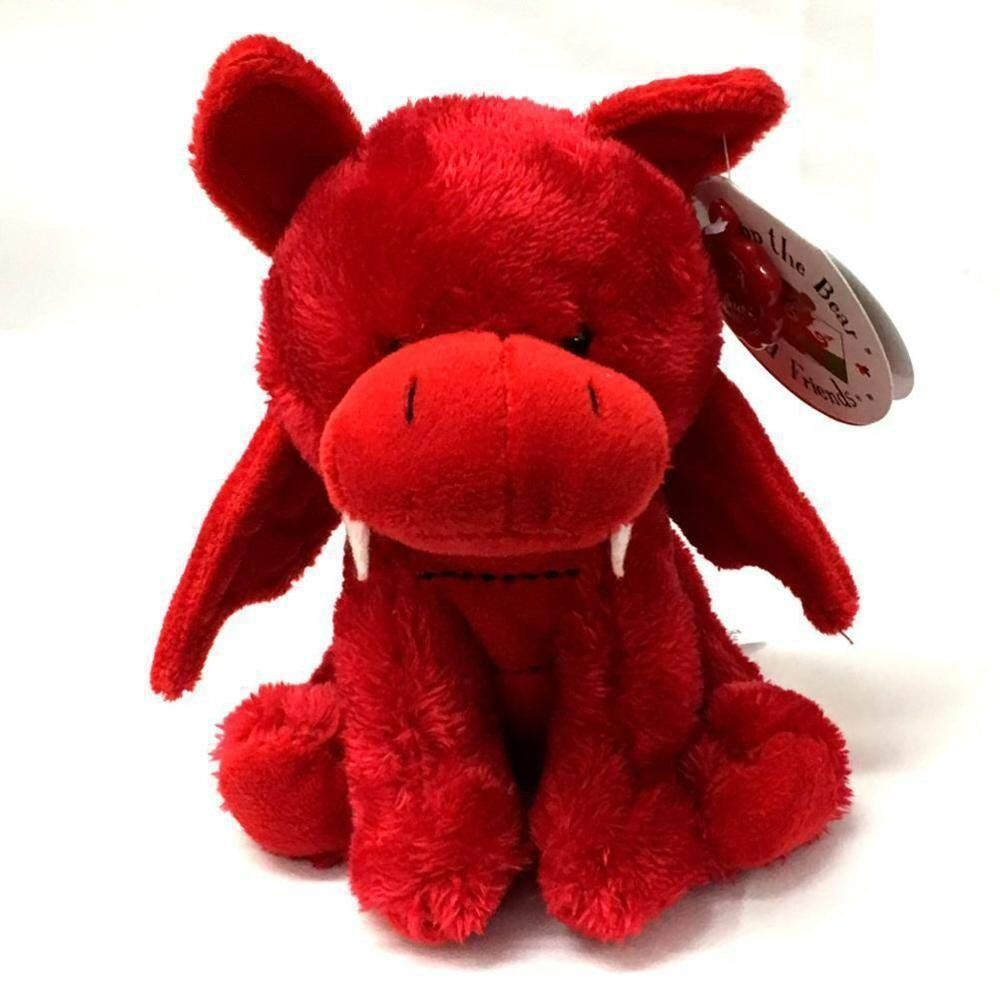 Pippins 14cm Red Welsh Dragon Soft Toy - Old Railway Line Garden Centre