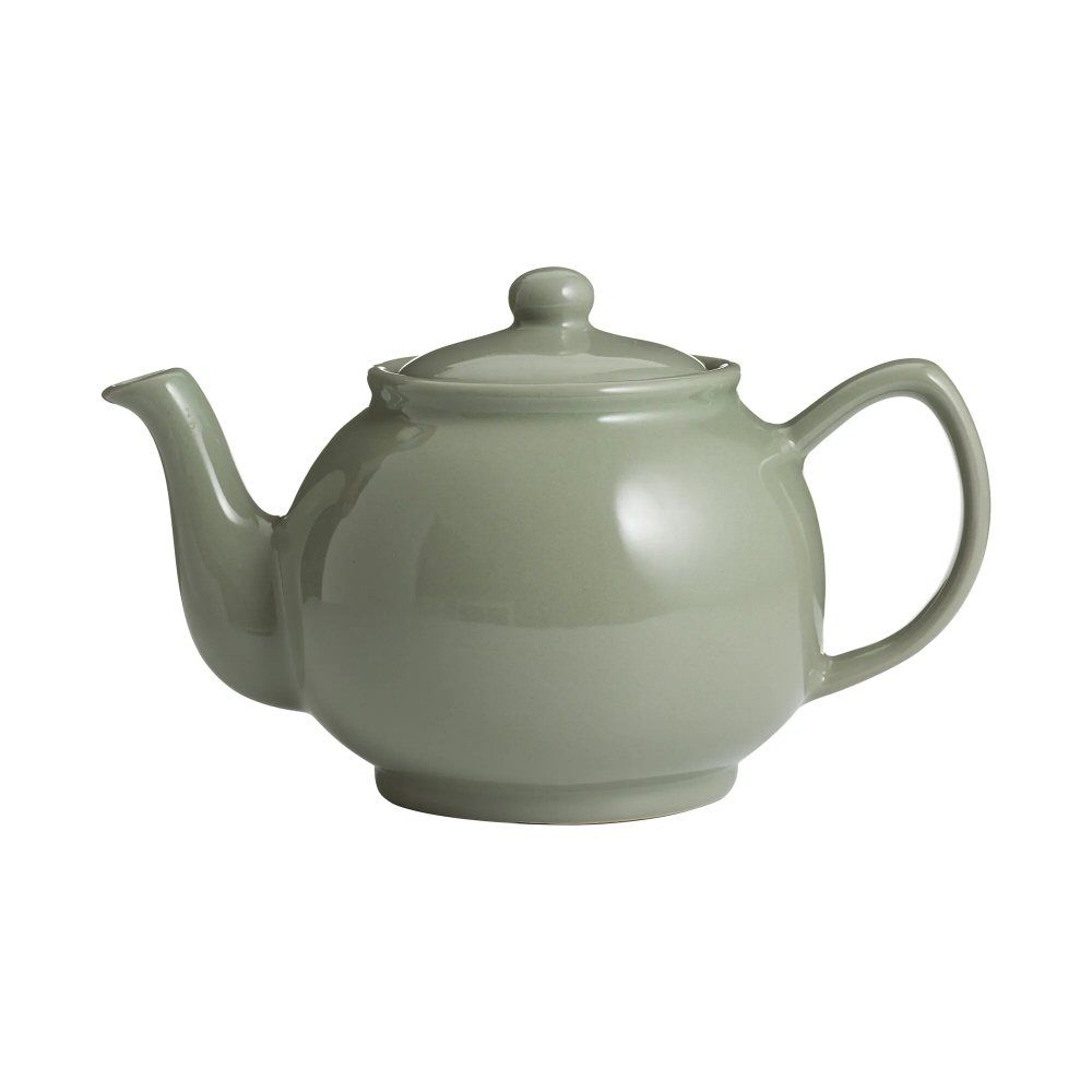 Price & Kensington 1100ml Sage Green 6 Cup Teapot - Old Railway Line Garden Centre