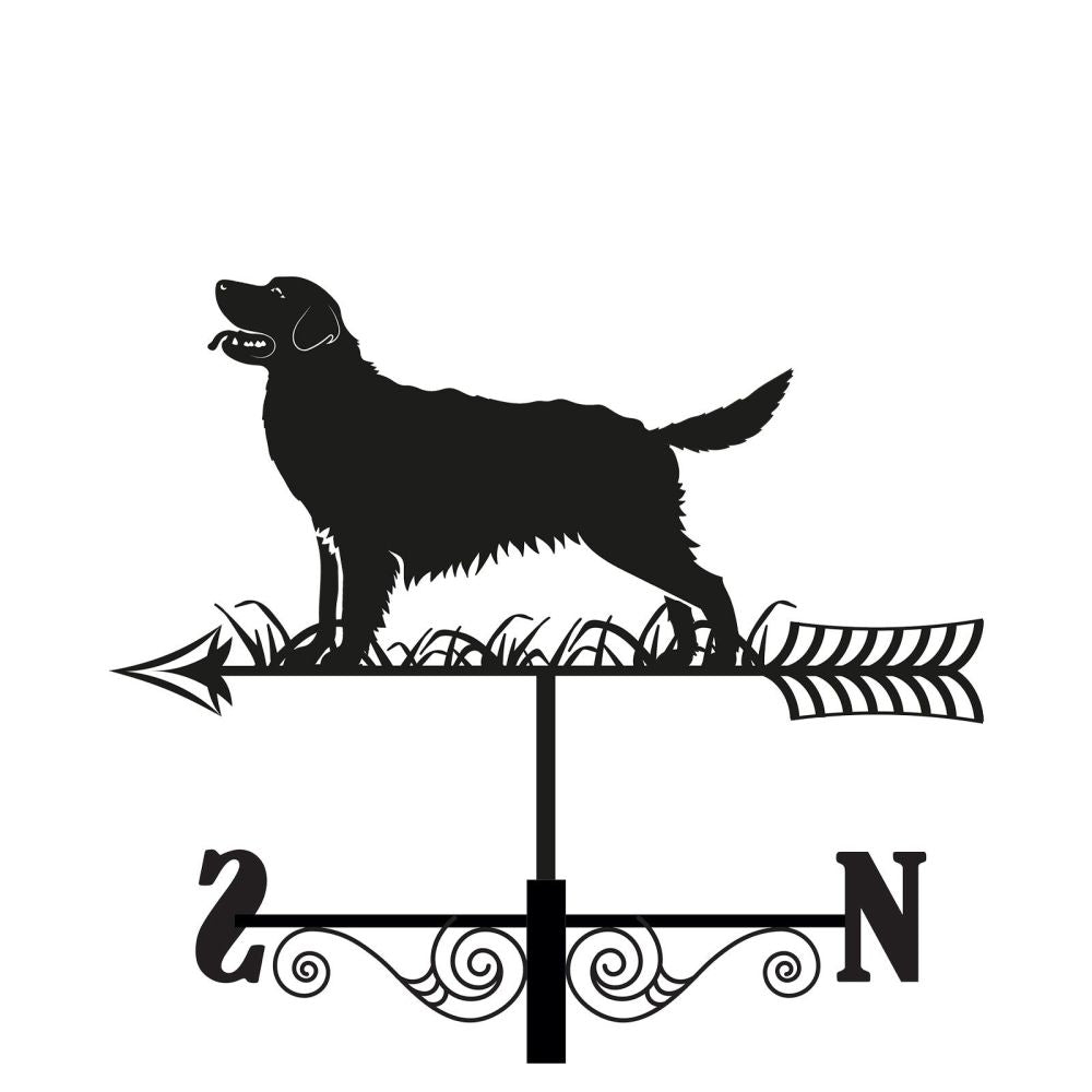 Primus Metal Golden Retriever Silhouette Weathervane - Old Railway Line Garden Centre