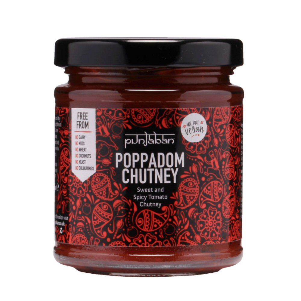 Punjaban 200g Poppadom Chutney - Old Railway Line Garden Centre