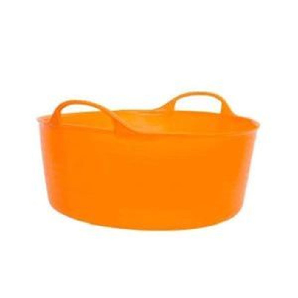Red Gorilla 15L Shallow Orange Tubtrug - Old Railway Line Garden Centre