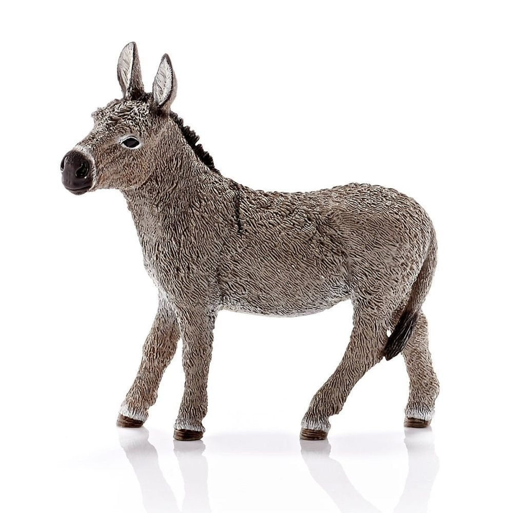 Schleich Grey Donkey - Old Railway Line Garden Centre