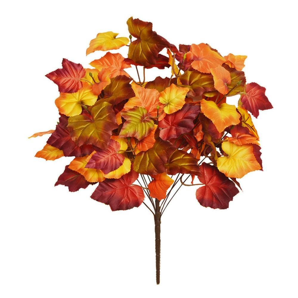 Sincere Floral 56cm Artificial Autumn Leaf Bush - Old Railway Line Garden Centre