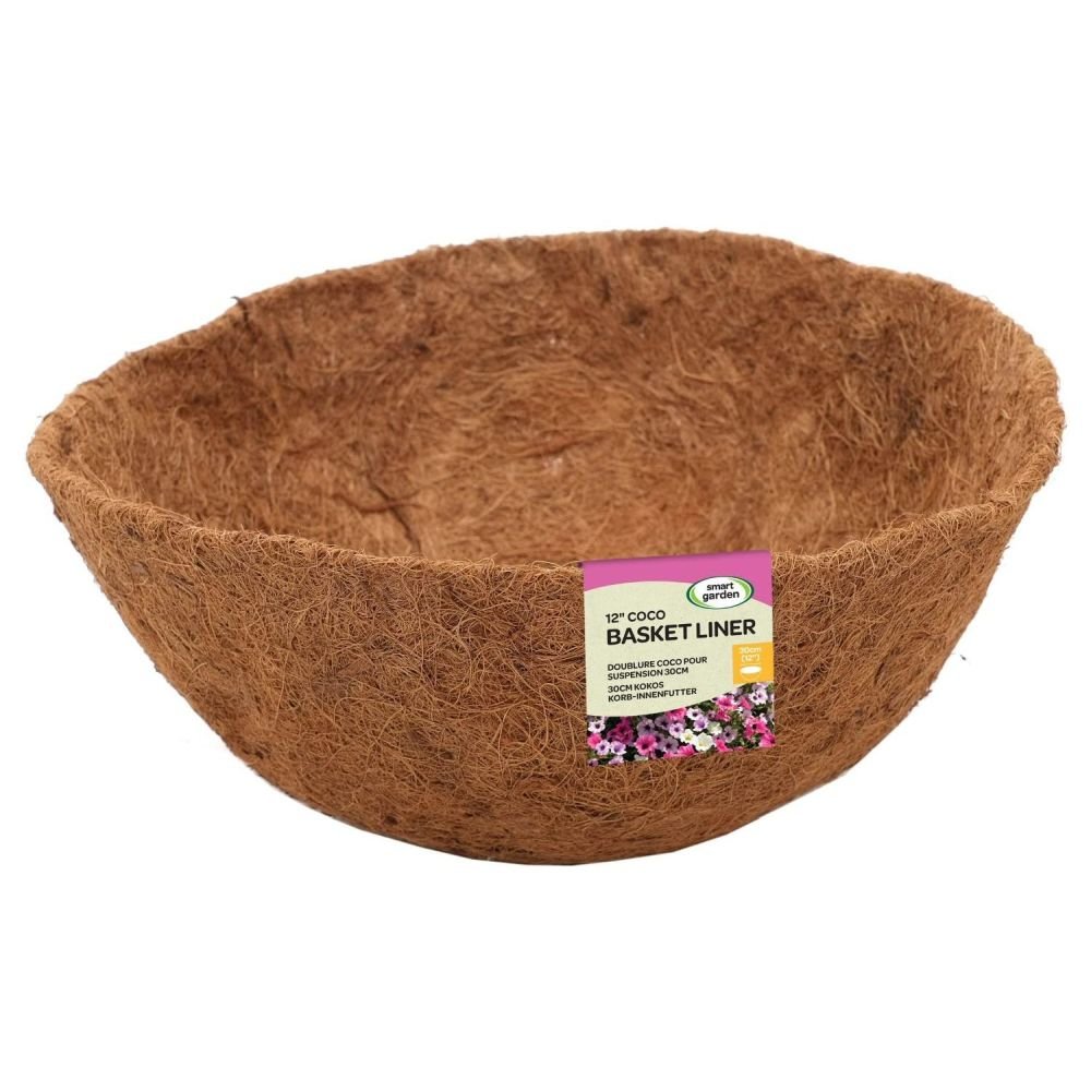 Smart Garden 12" Basket Coco Liner - Old Railway Line Garden Centre