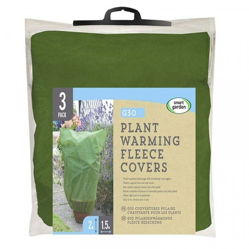 Smart Garden G30 Plant Warming Fleece Covers (Pack of 3) - Old Railway Line Garden Centre