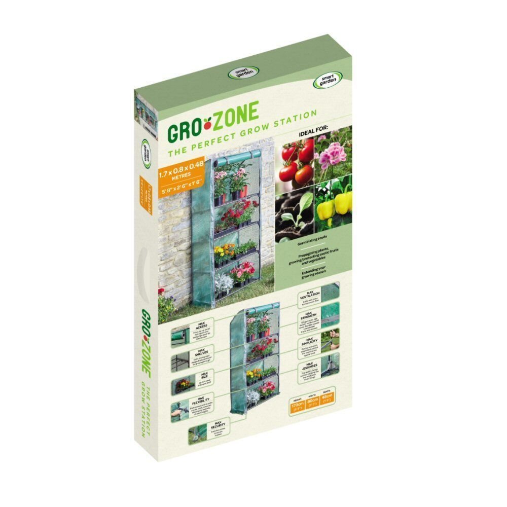 Smart Garden GroZone 1.7m Growhouse - Old Railway Line Garden Centre