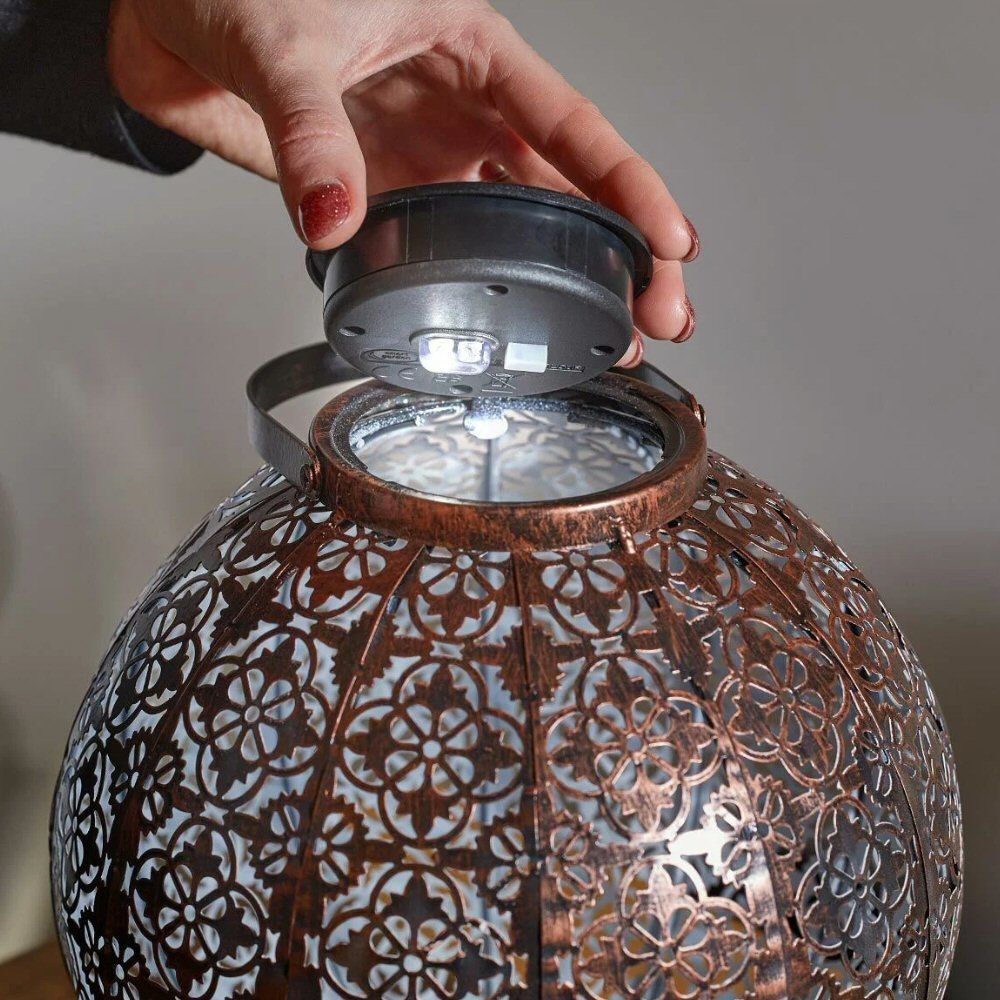Smart Solar Round Battery Replacement Box for Solar Lanterns