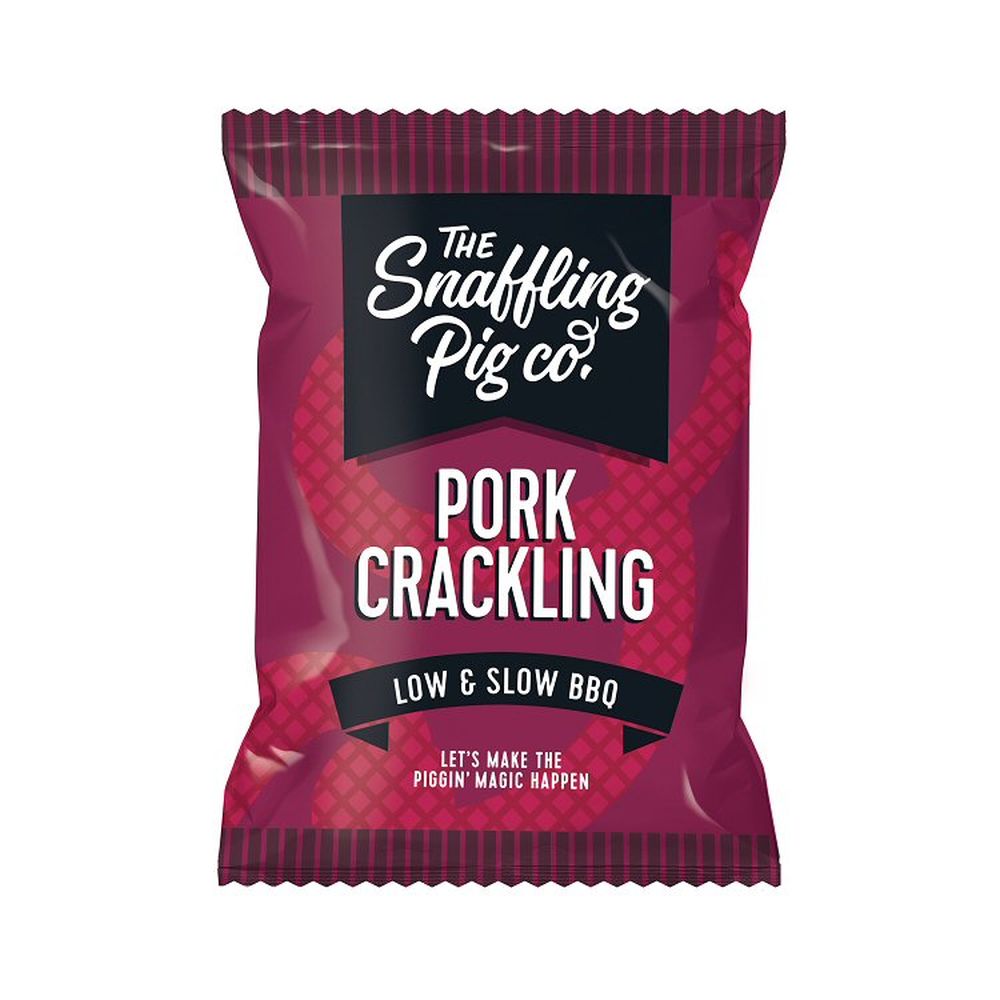 Snaffling Pig Co. 45g Low & Slow BBQ Pork Crackling - Old Railway Line Garden Centre
