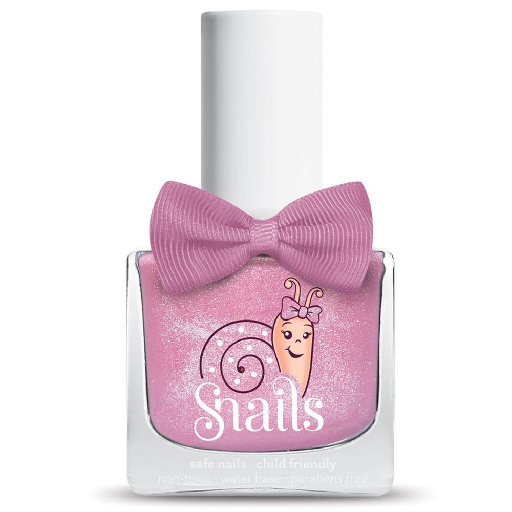 SNAILS 10ml Pink Glitter Bomb Nail Polish - Old Railway Line Garden Centre