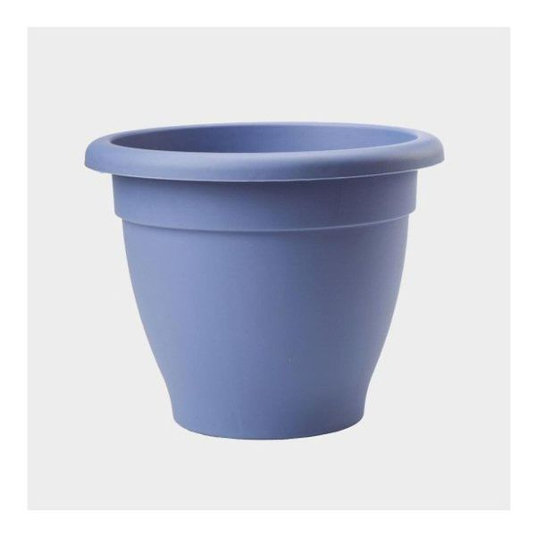 stewart plastic plant pots Stewarts 39cm Cornflower Blue Essentials Plastic Planter – Old Railway Line Garden Centre
