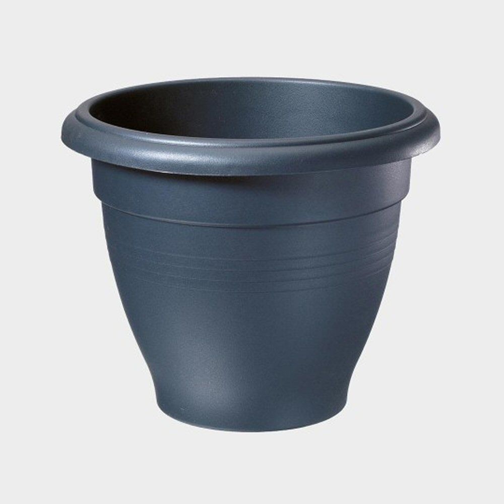 Stewarts 40cm Black Palladian Plastic Planter - Old Railway Line Garden Centre