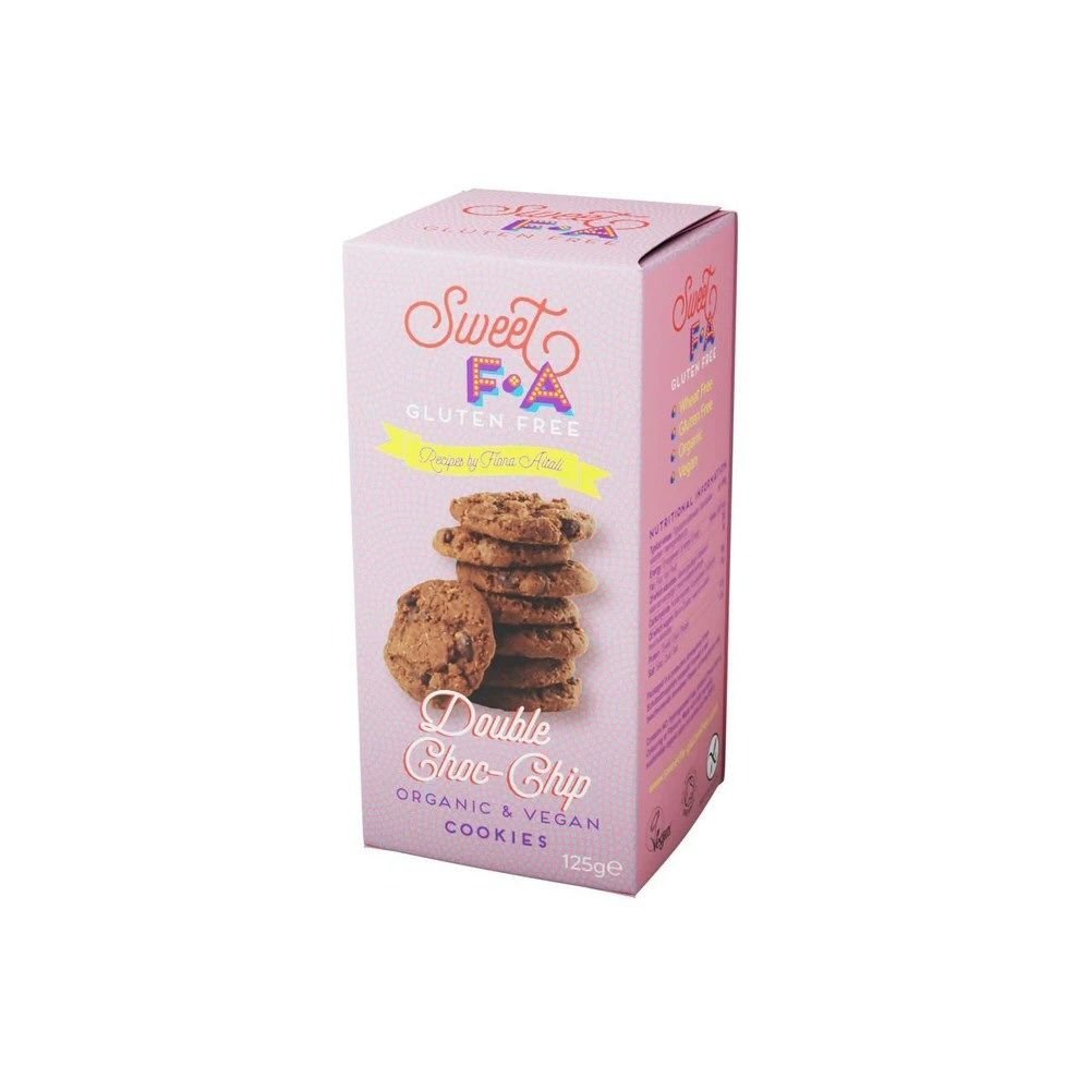 Sweet FA Gluten - Free 125g Double Chocolate Chip Cookies - Old Railway Line Garden Centre