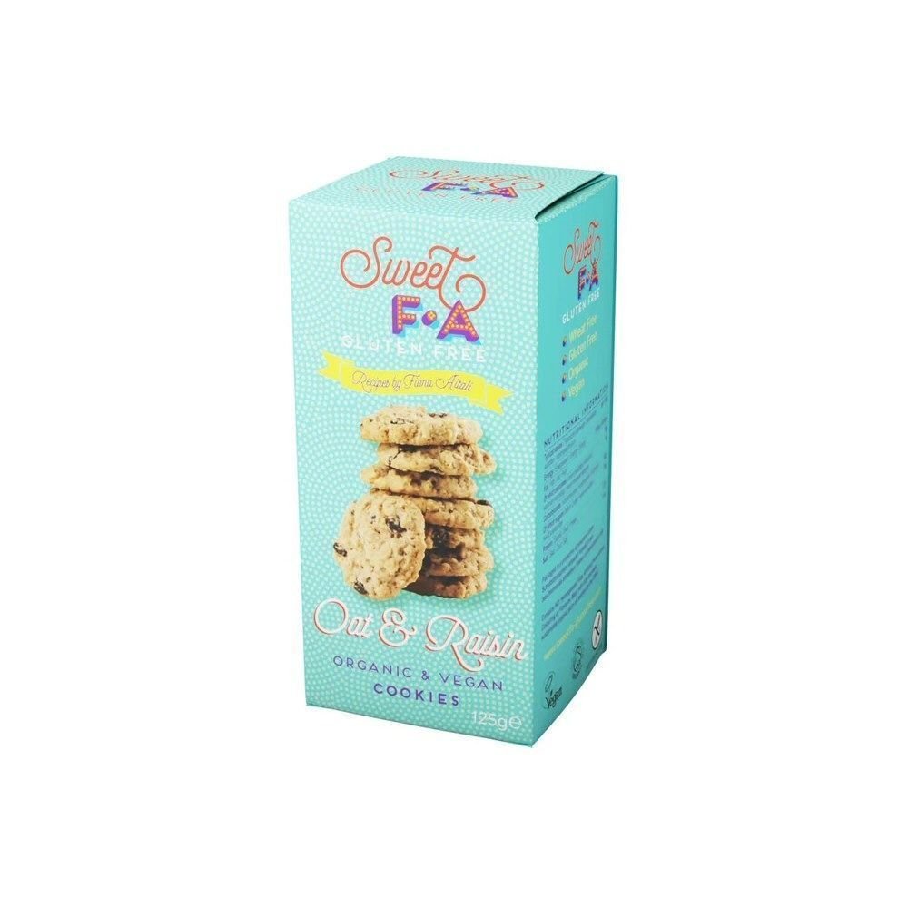 Sweet FA Gluten - Free 125g Oat & Raisin Cookies - Old Railway Line Garden Centre