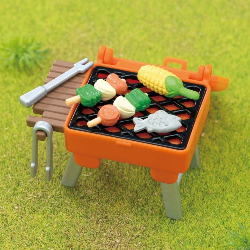 Sylvanian Families BBQ Picnic Set - Elephant Girl - 5640 - Old Railway Line Garden Centre
