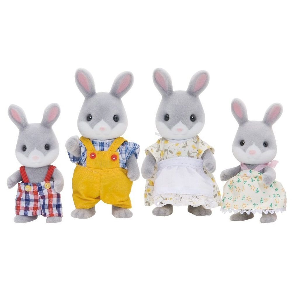 Sylvanian Families Cottontail Rabbit Family - 4030 - Old Railway Line Garden Centre