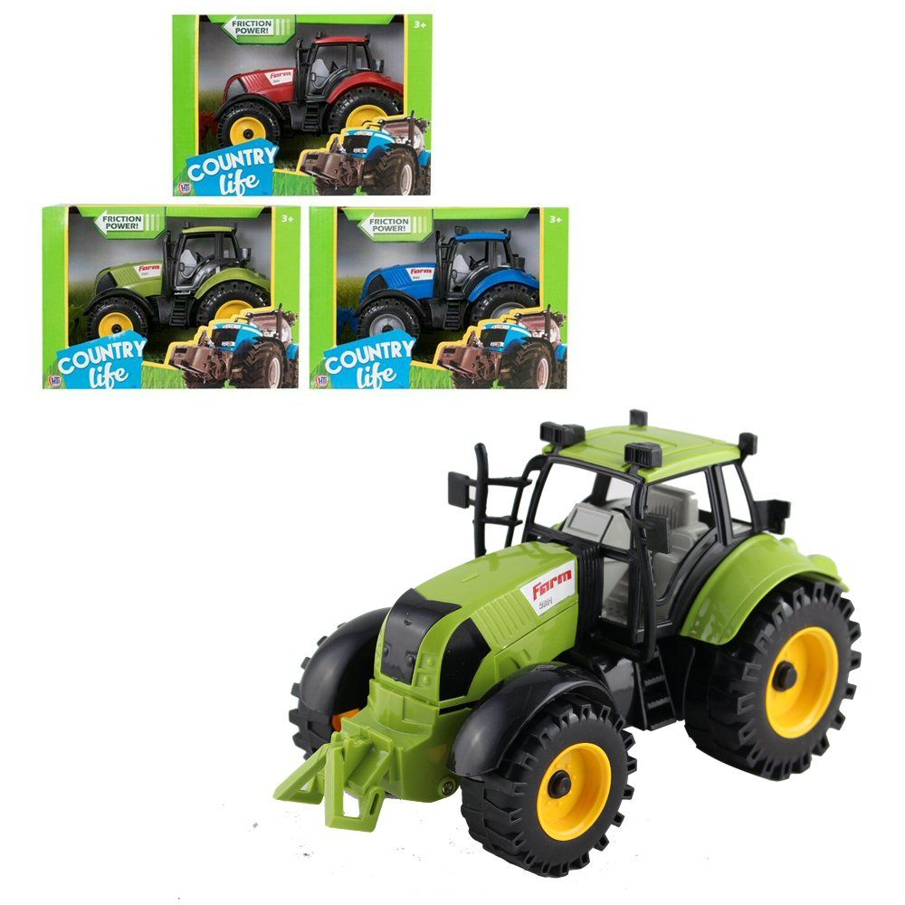 Teamsterz Country life Friction Power Tractor - Old Railway Line Garden Centre