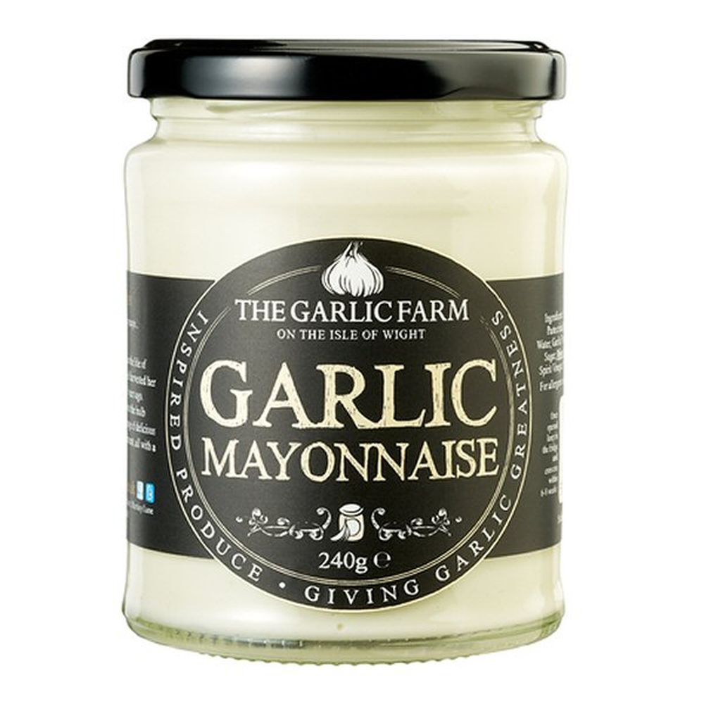 The Garlic Farm 240g Garlic Mayonnaise - Old Railway Line Garden Centre