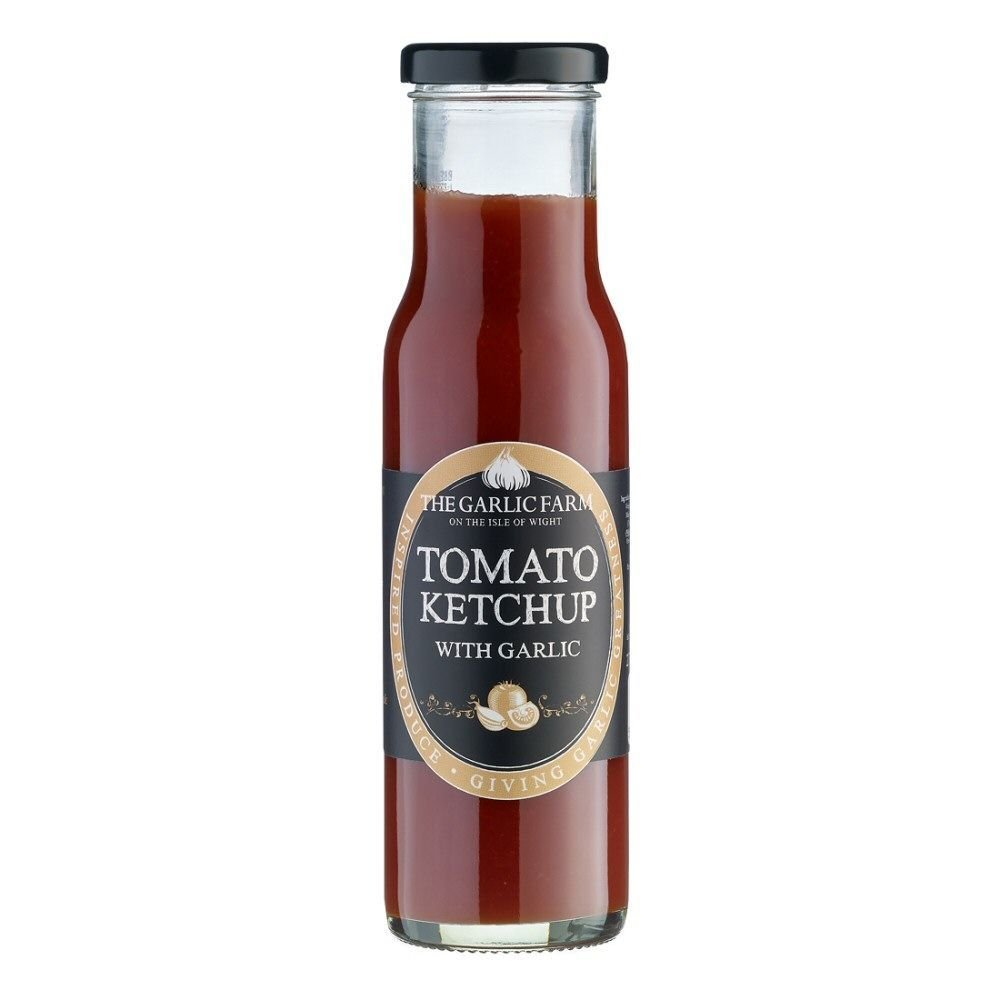 The Garlic Farm 270g Garlic Tomato Ketchup - Old Railway Line Garden Centre