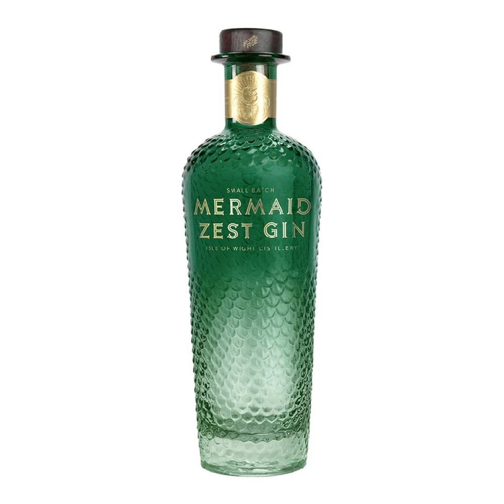 The Isle of White Distillery 70cl Mermaid Zest Gin - Old Railway Line Garden Centre