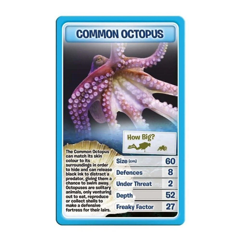 Top Trumps Creatures of the Deep Card Game - Old Railway Line Garden Centre