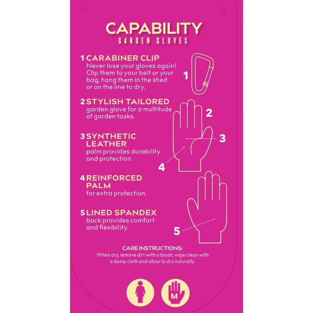 Treadstone ClipGlove Cream Capability Gloves - Small - Old Railway Line Garden Centre