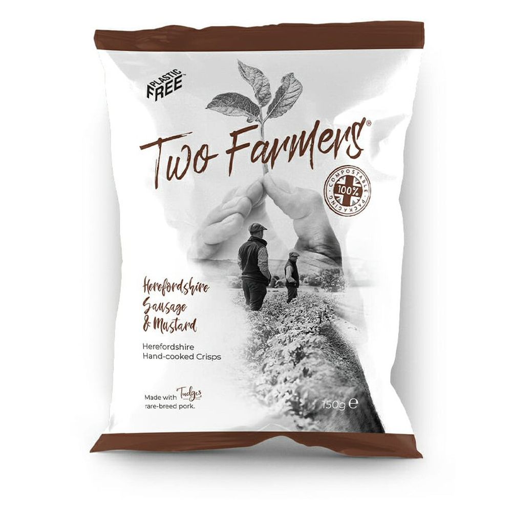 Two Farmers Herefordshire Sausage & Mustard Crisps 150g - Old Railway Line Garden Centre