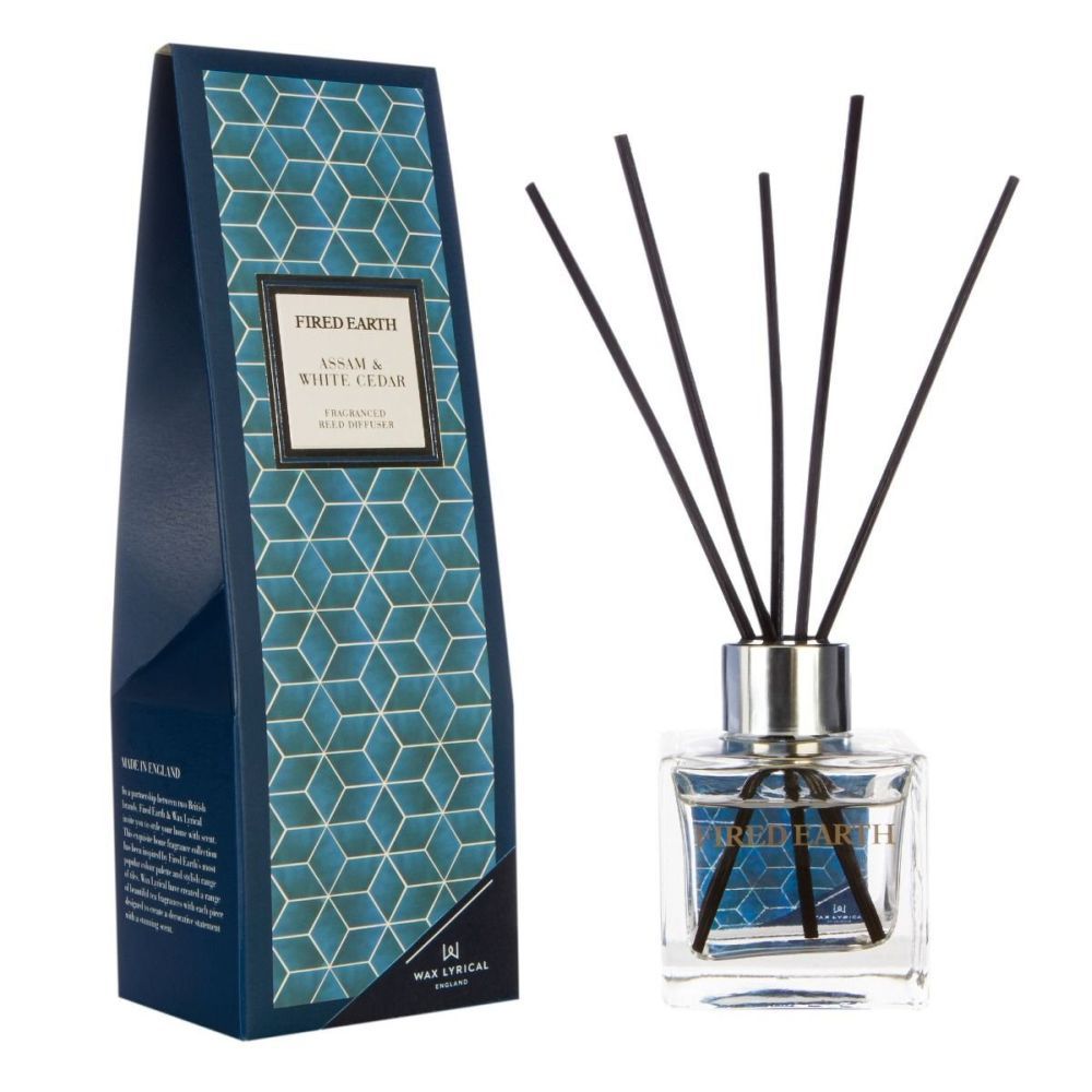 Wax Lyrical 100ml Assam & White Cedar Reed Diffuser - Old Railway Line Garden Centre