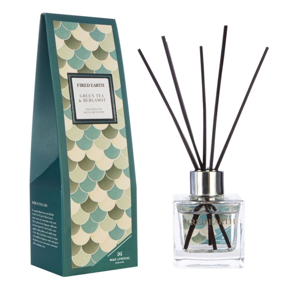 Wax Lyrical 100ml Green Tea & Bergamot Reed Diffuser - Old Railway Line Garden Centre