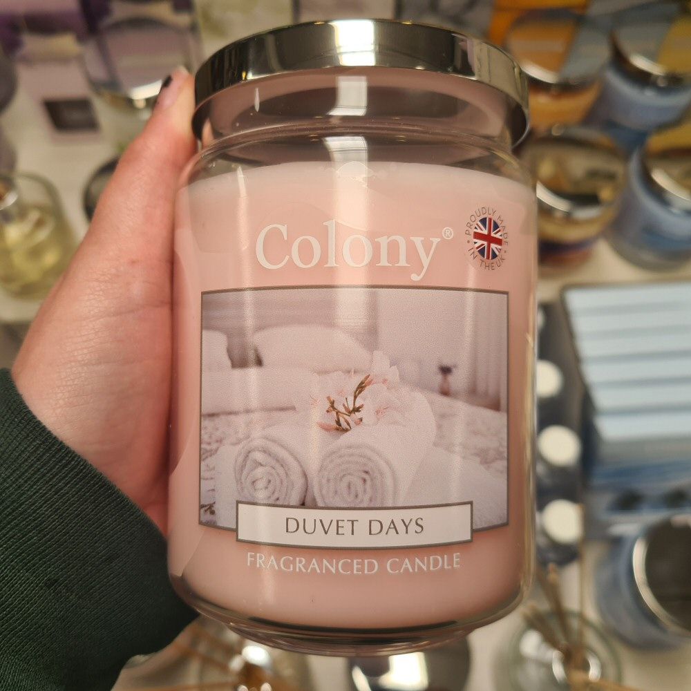 Wax Lyrical Colony Duvet Days Large Jar Candle - Old Railway Line Garden Centre